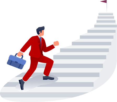 Career growth illustration